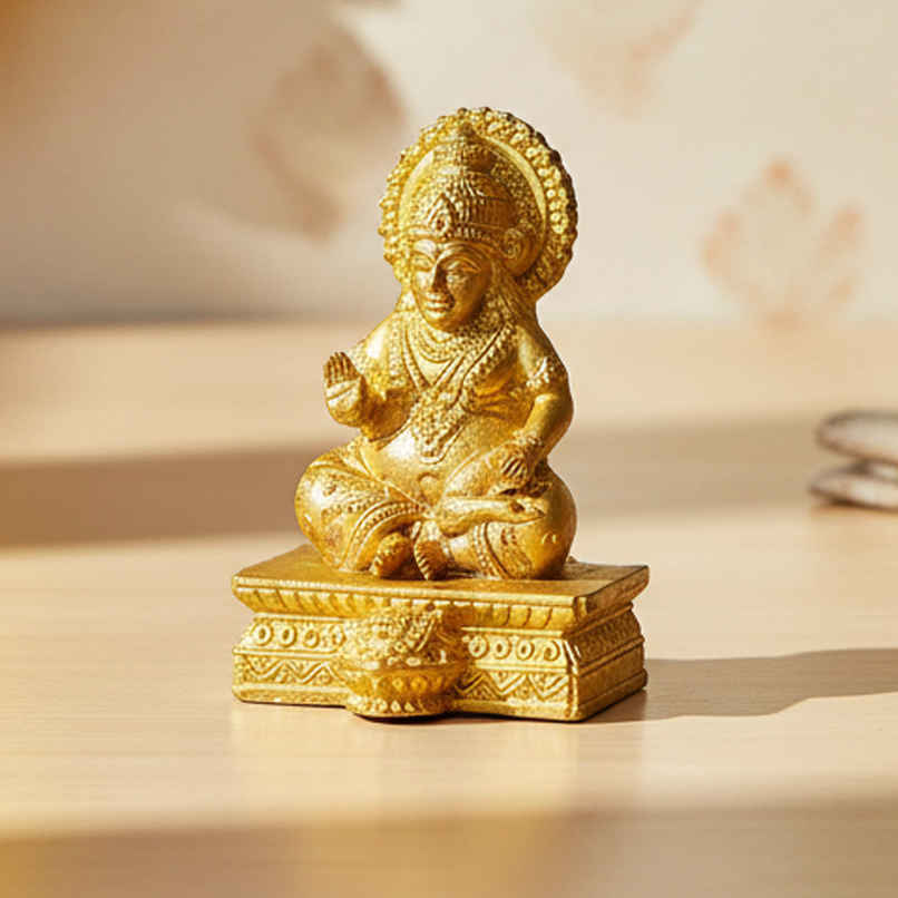 Lord Kuber Idol (Special Design) | Brass | Svasti