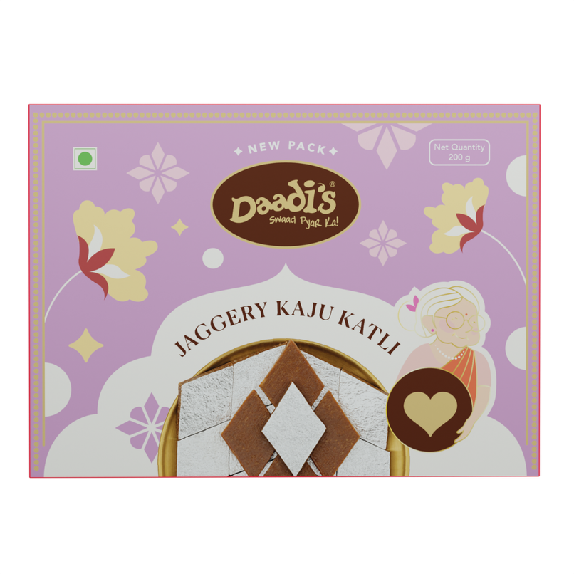 Daadi's Jaggery Kaju Katli
