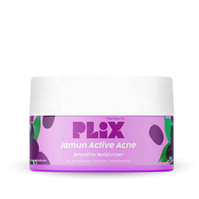 Plix Jamun Moisturizer for Acne & Oil Control | 2% Acne Buster, 2% Niacinamide & 1% Witch Hazel Plix Jamun Moisturizer for Acne & Oil Control | 2% Acne Buster, 2% Niacinamide & 1% Witch Hazel