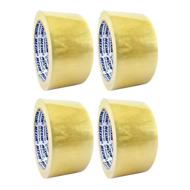 White Bopp Packaging Tapes - 48 mm x 50 m x 50 micron | Pack of 4
