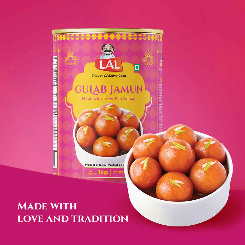 Lal Ghee Gulab Jamun | Soft & Syrupy Indian Sweet