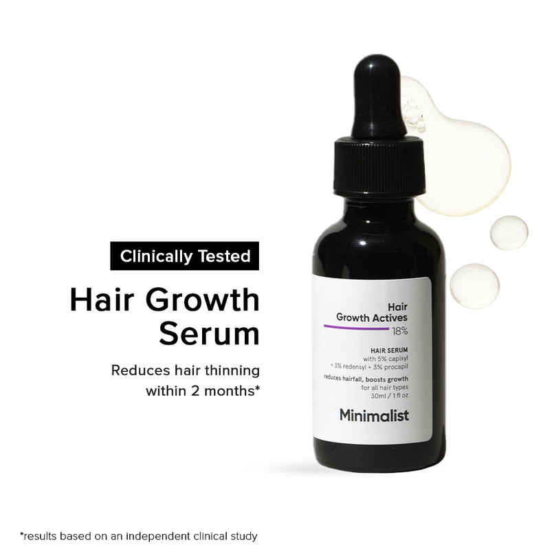 Minimalist Hair Growth Actives 18% Hair Serum