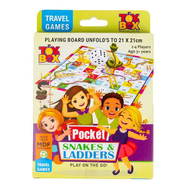 Ratna's Pocket Snakes And Ladders | Assorted Ratna's Pocket Snakes And Ladders | Assorted