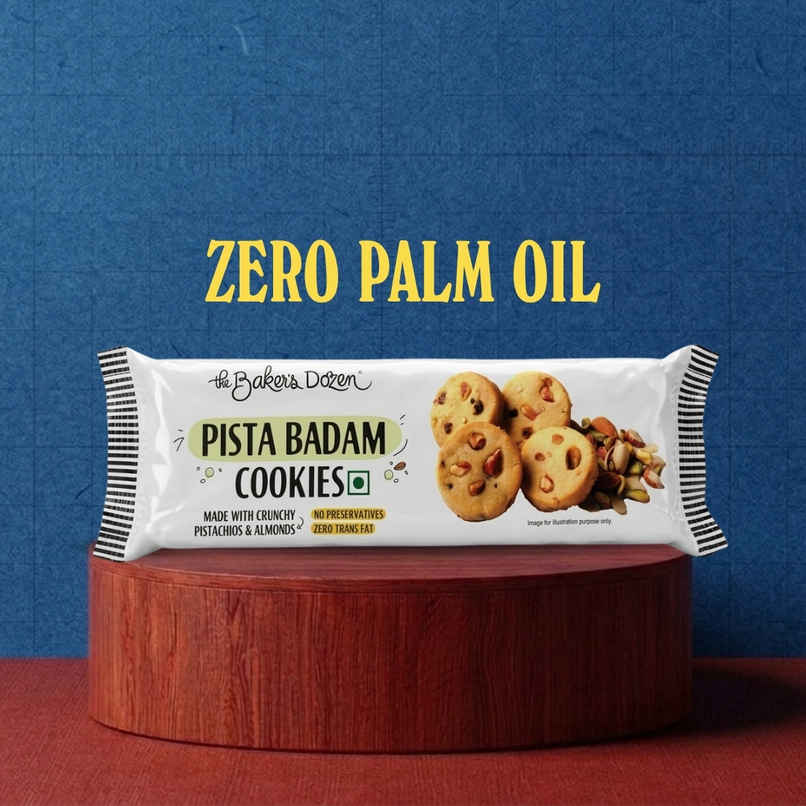 The Baker's Dozen Pista Badam Cookies | Premium Biscuit Handmade Cookies | Pista Biscuit The Baker's Dozen Pista Badam Cookies | Premium Biscuit Handmade Cookies | Pista Biscuit