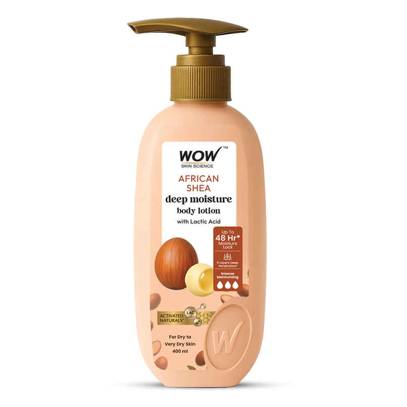 WOW Skin Science Shea Butter & Cocoa Butter Body Lotion