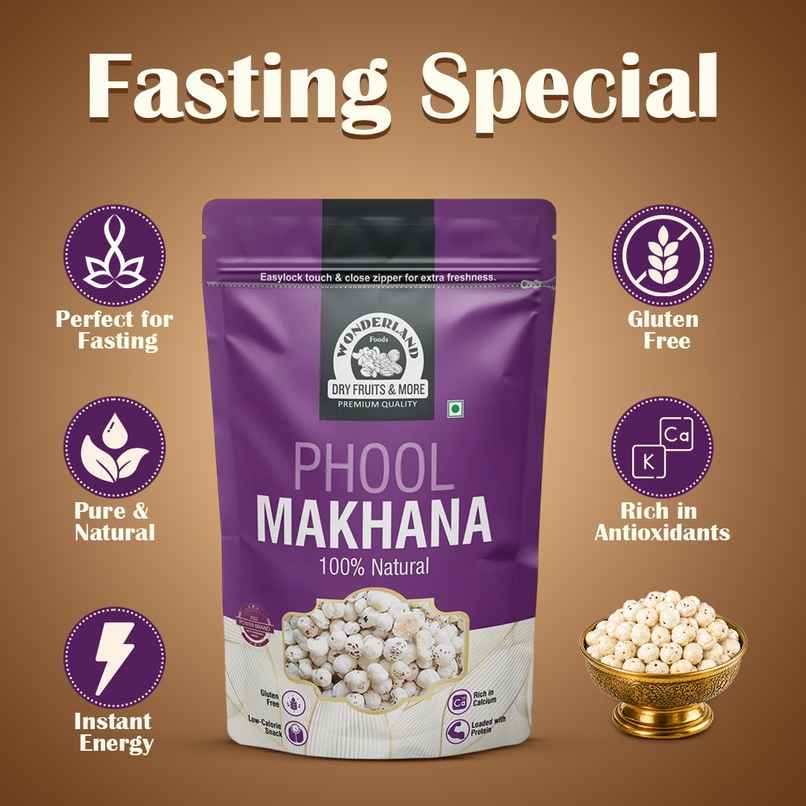 Wonderland Foods Vrat Phool Makhana