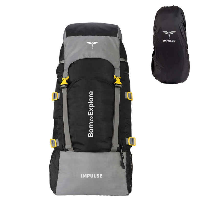 Impulse Keep Discovering Trekking Rucksack | Light Black - 60 L
