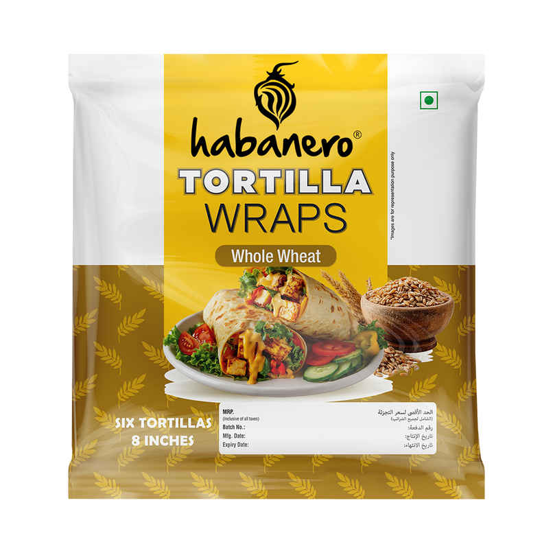 Habanero Whole Wheat Tortilla