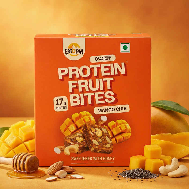 Protein Fruit bites | Mango Chia