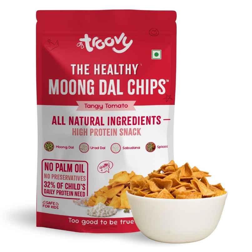 Troovy Healthy High Protein Moong Dal Chips | No Palm Oil Troovy Healthy High Protein Moong Dal Chips | No Palm Oil