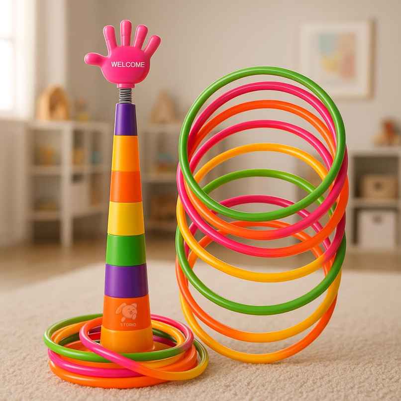 Storio 2-in-1 Ring Toss Game | Indoor Outdoor Fun Activity Game Storio 2-in-1 Ring Toss Game | Indoor Outdoor Fun Activity Game