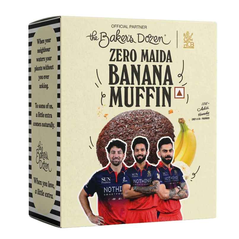 The Baker'S Dozen Zero Maida Banana Muffin The Baker'S Dozen Zero Maida Banana Muffin