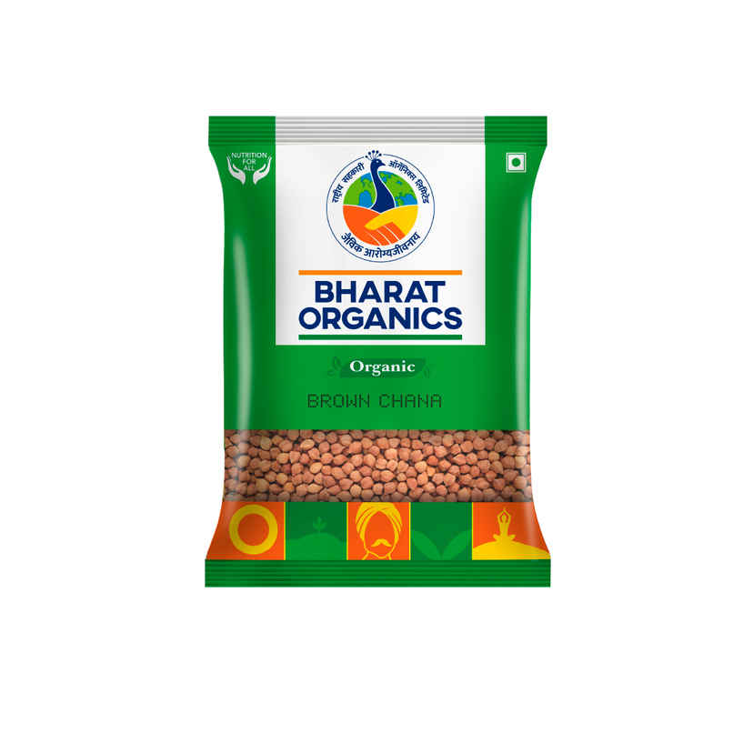 Bharat Organics Unpolished Brown Chana Bharat Organics Unpolished Brown Chana