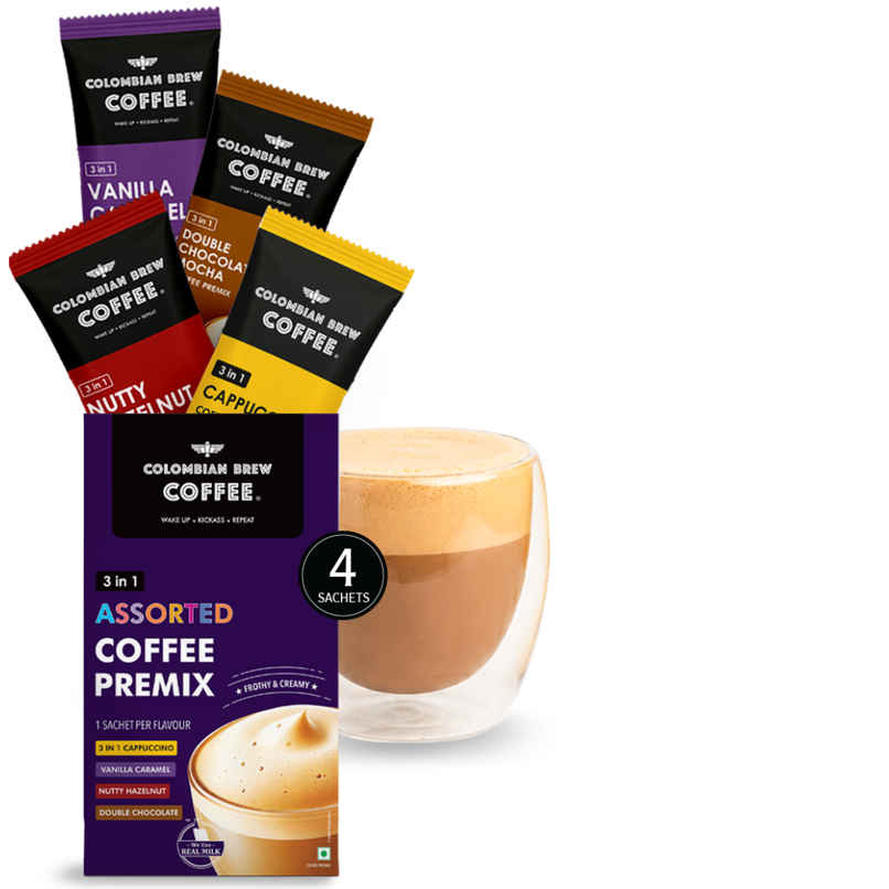Colombian Brew Assorted Coffee Premix | 4 Sachets