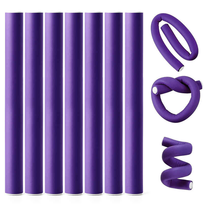 Gleva Heatless Flexible Foam Hair Rollers | Dark Purple Gleva Heatless Flexible Foam Hair Rollers | Dark Purple