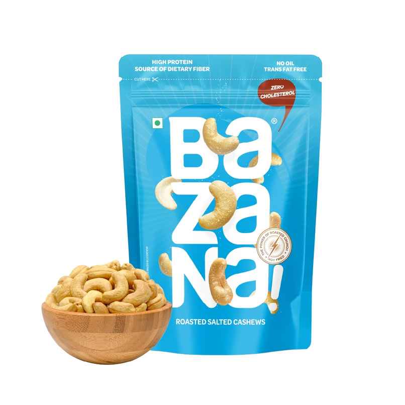 Bazana Premium Salted Roasted Flavoured Cashew Bazana Premium Salted Roasted Flavoured Cashew