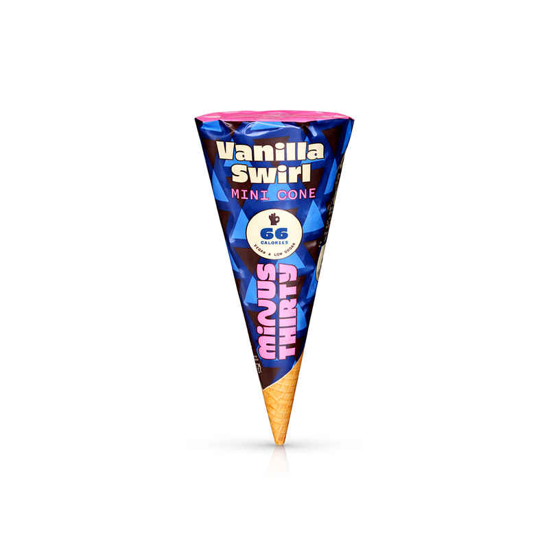 MINUS THIRTY Vanilla Swirl Mini Ice Cream Cone MINUS THIRTY Vanilla Swirl Mini Ice Cream Cone