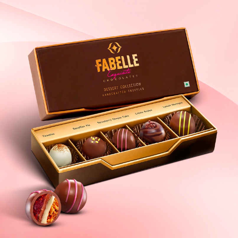 Fabelle Dessert Collection-5 Handcrafted Dessert Inspired Chocolate Truffles Fabelle Dessert Collection-5 Handcrafted Dessert Inspired Chocolate Truffles