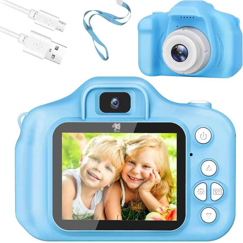 Storio Kids Digital Camera Toy | 3 MP 1080P HD Video | 2 Inch Screen | USB Rechargeable | Blue