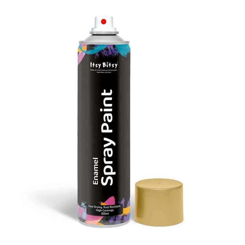 Itsy Bitsy Spray Paint Metallic Gold 300 ml Ib Itsy Bitsy Spray Paint Metallic Gold 300 ml Ib