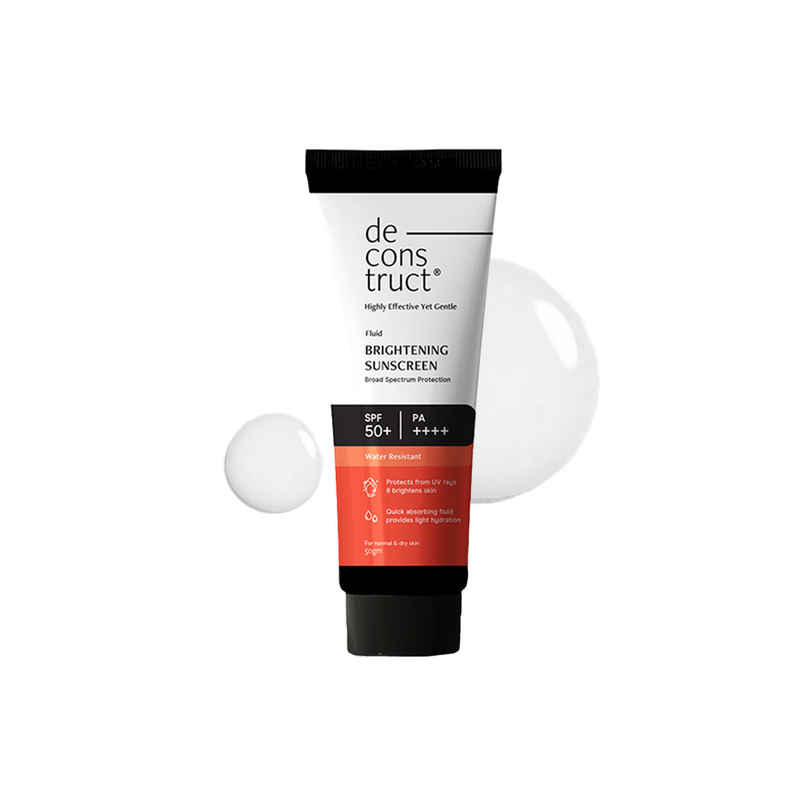 Deconstruct Fluid Brightening Sunscreen SPF 50 PA++++ | In-Vivo Tested