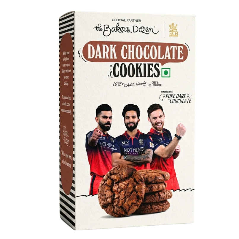 The Baker's Dozen Dark Chocolate Cookies | Premium Biscuit Handmade Cookies | Choco Chip Cookies The Baker's Dozen Dark Chocolate Cookies | Premium Biscuit Handmade Cookies | Choco Chip Cookies