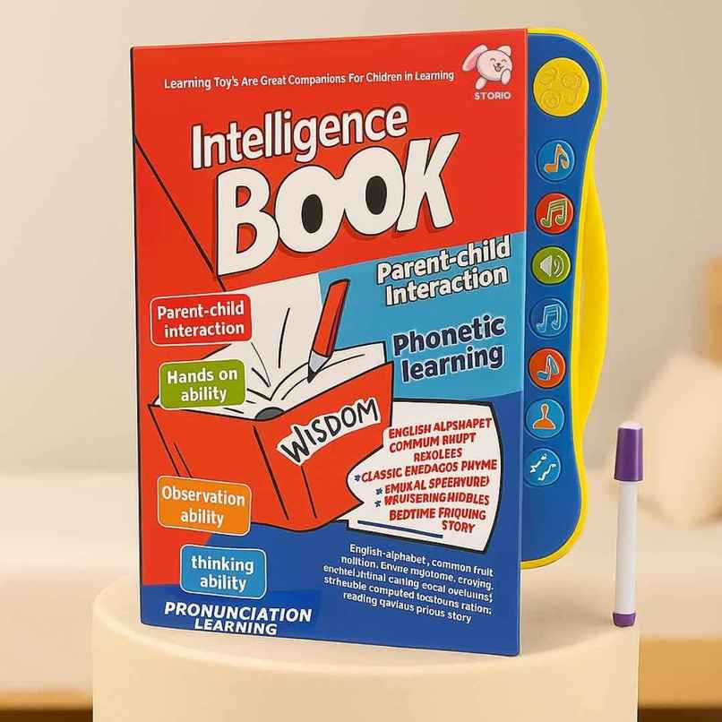 Storio Intelligence English Sound Book for Kids | Alphabet & Words Learning Storio Intelligence English Sound Book for Kids | Alphabet & Words Learning