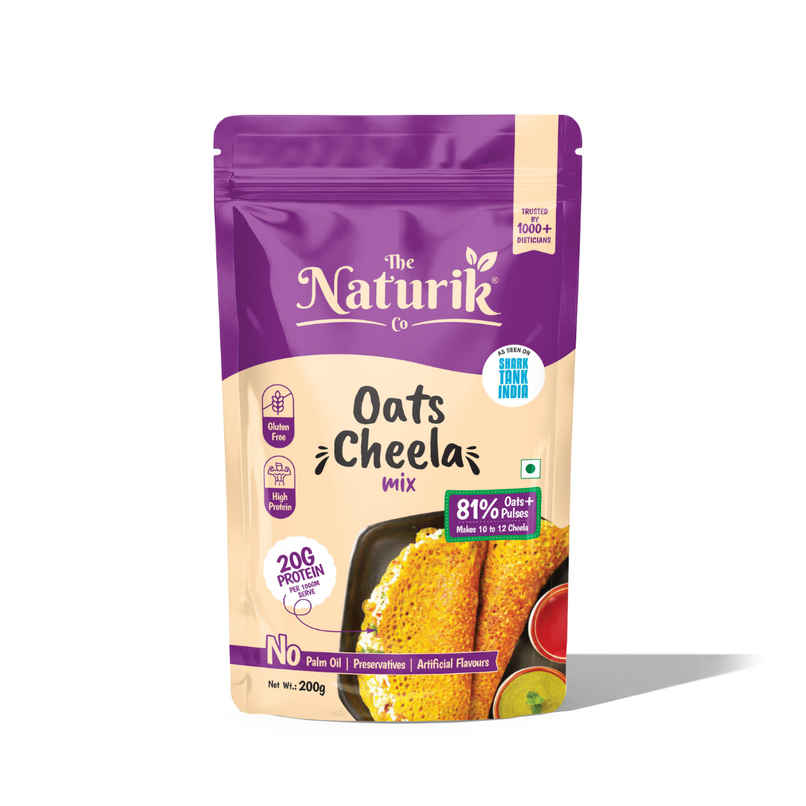 The Naturik Co Oats High Protein Chilla Mix | Calcium Rich | Healthy Diet Breakfast