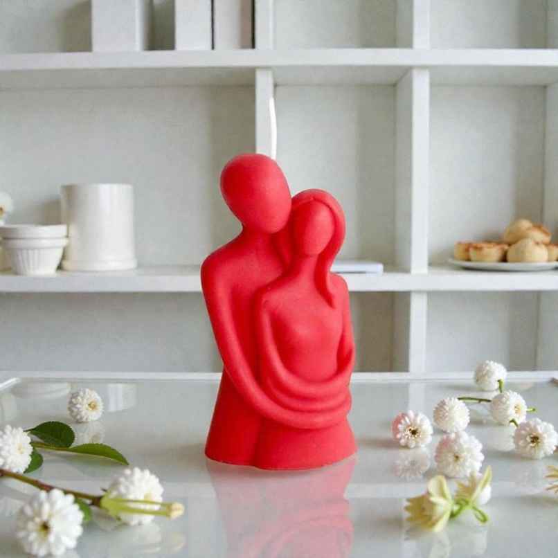 Asian Aura Couple Bloom Candle Set