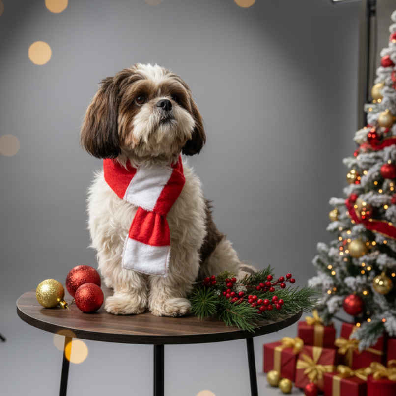 Pawgy Pets Dog Christmas Scarf M