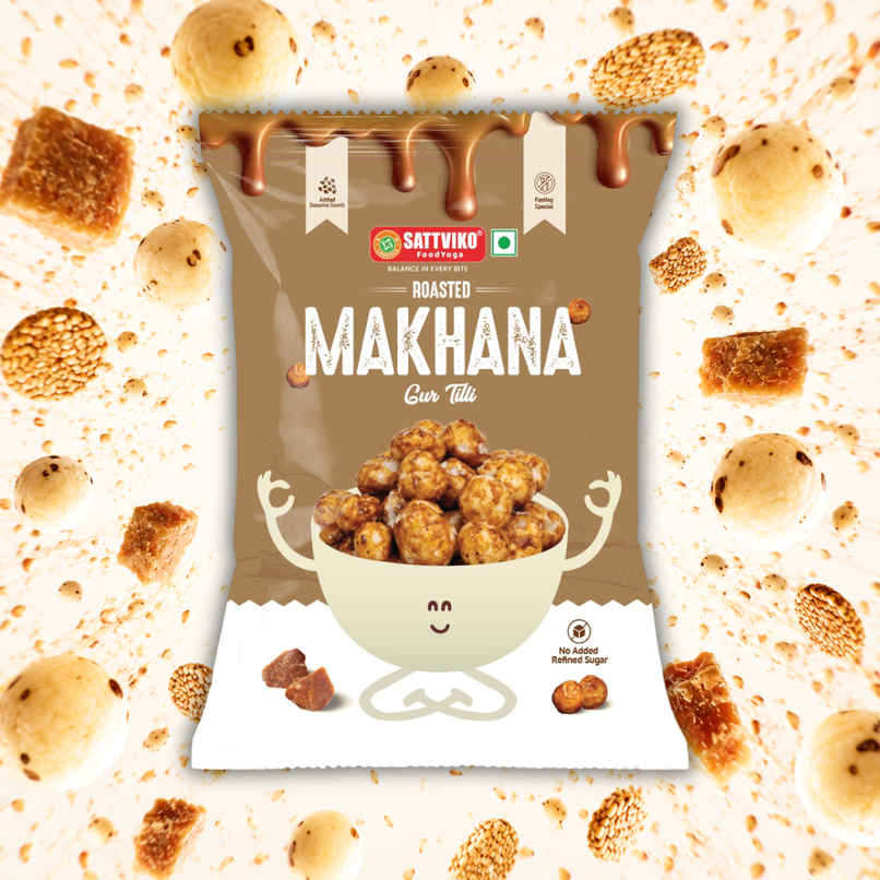 Sattviko Gur Tilli Roasted Makhana