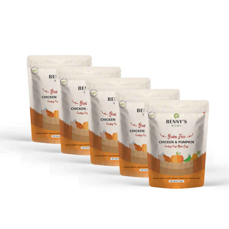 Benny's Bowl Fresh & Wet Dog Food - Chicken & Pumpkin | Grain Free Benny's Bowl Fresh & Wet Dog Food - Chicken & Pumpkin | Grain Free