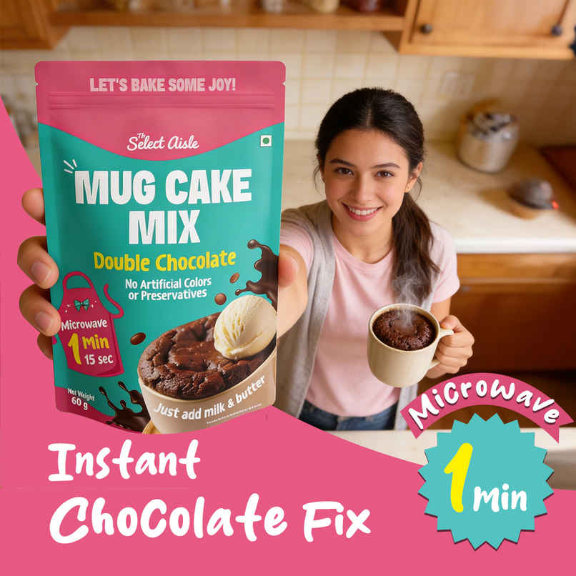 The Select Aisle Mug Cake Mix | Double Chocolate The Select Aisle Mug Cake Mix | Double Chocolate