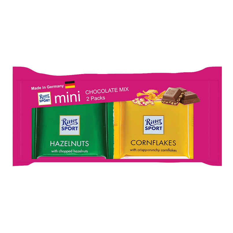 Ritter Sport Cornflakes & Hazelnuts Mini Chocolate Pack Ritter Sport Cornflakes & Hazelnuts Mini Chocolate Pack
