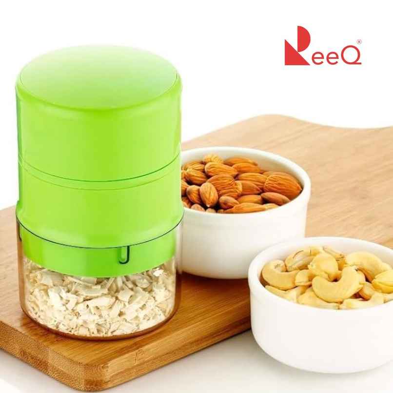 ReeQ Manual Dry Fruit Slicer | Almond, Cashew & Nut Cutter for Kitchen Use