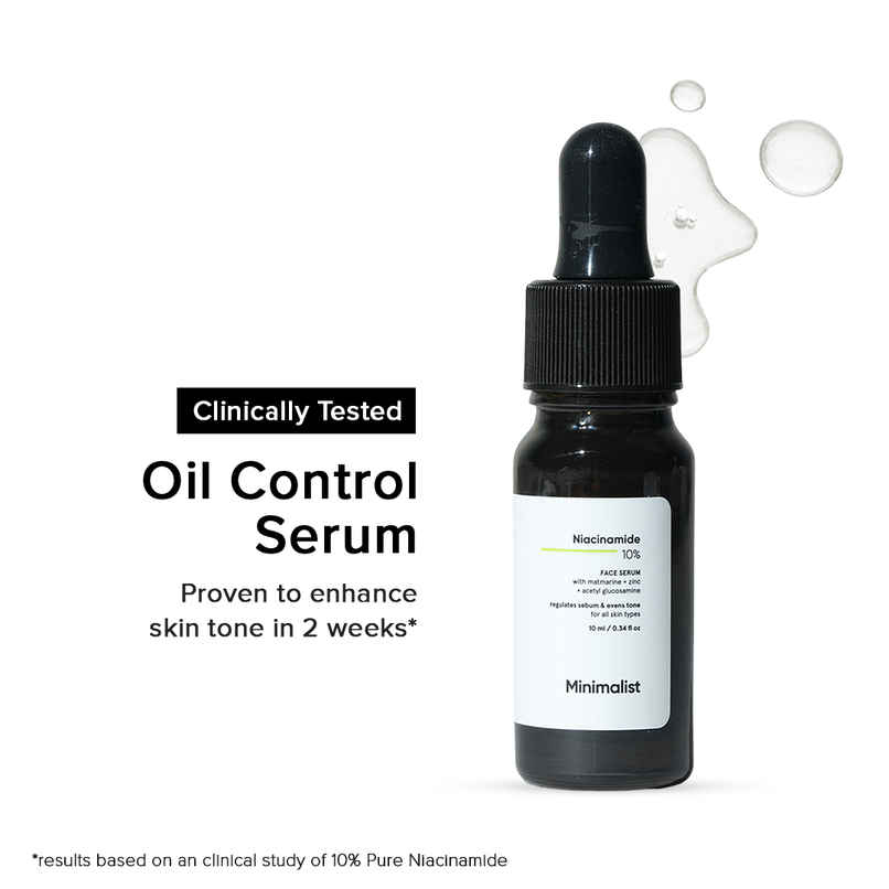 Minimalist Oil Control & Anti-Acne 10% Niacinamide Face Serum