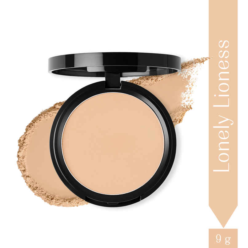 LoveChild Masaba Skip Everything 4-in-1 Mattifying Compact | Lonely Lioness