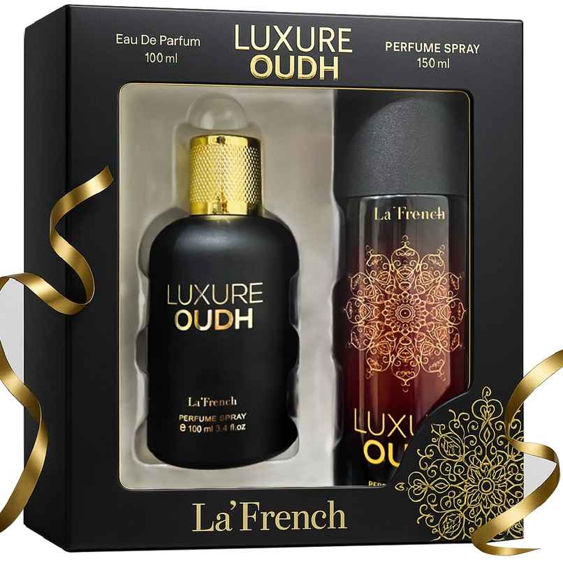 La French Luxure Oudh Perfume & Deodorant Gift Set