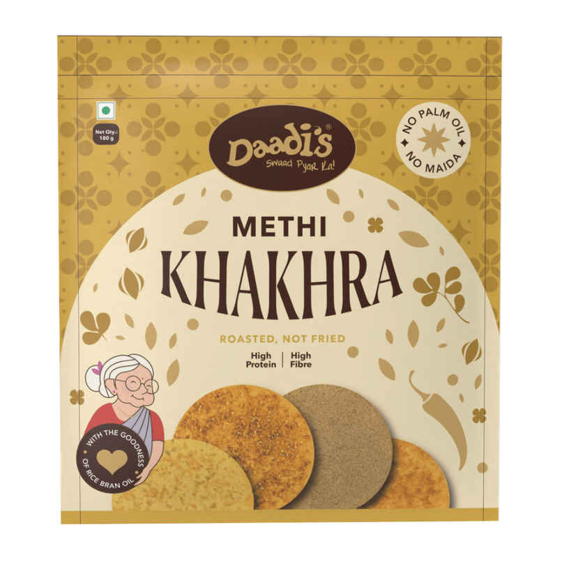 Daadi's Methi Khakhra | Crispy Snack Daadi's Methi Khakhra | Crispy Snack