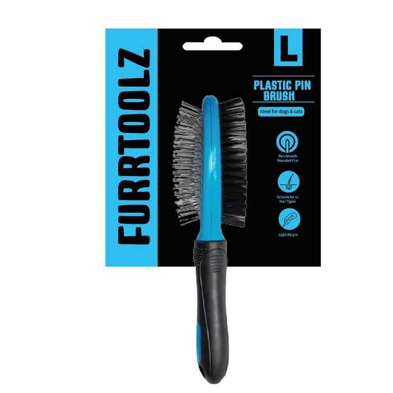 Nootie Furrtoolz Premium Plastic Pin Brush - L