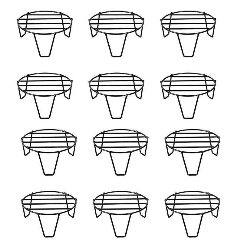 TrustBasket Eclips Metal Planter Stand | Strong Pot Stands for Balcony & Garden Decor