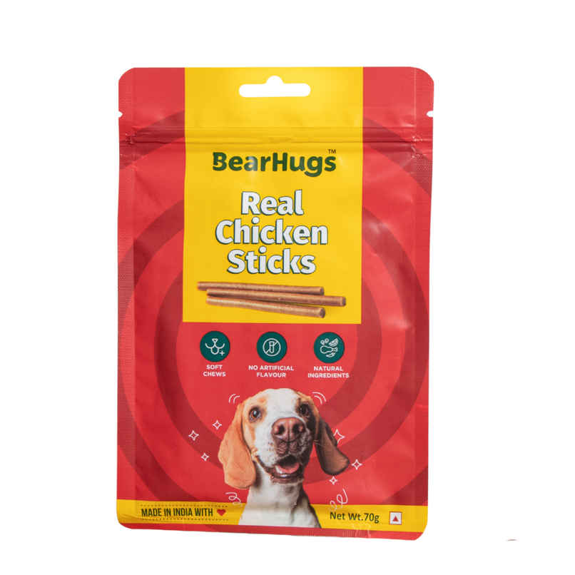 Bearhugs Real Chicken Sticks Dog Treat