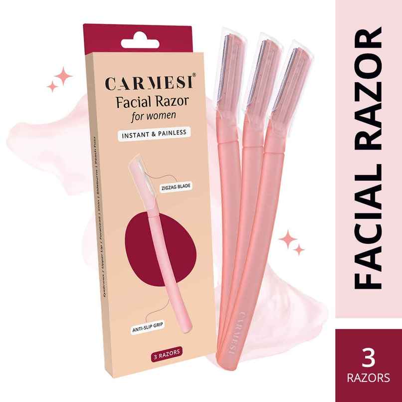 Carmesi Reusable Face Razor for Women Facial Hair | Instant & Painless Hair Removal