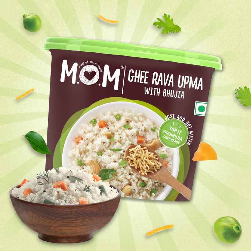 MOM Ghee Rava Upma With Bhujia MOM Ghee Rava Upma With Bhujia