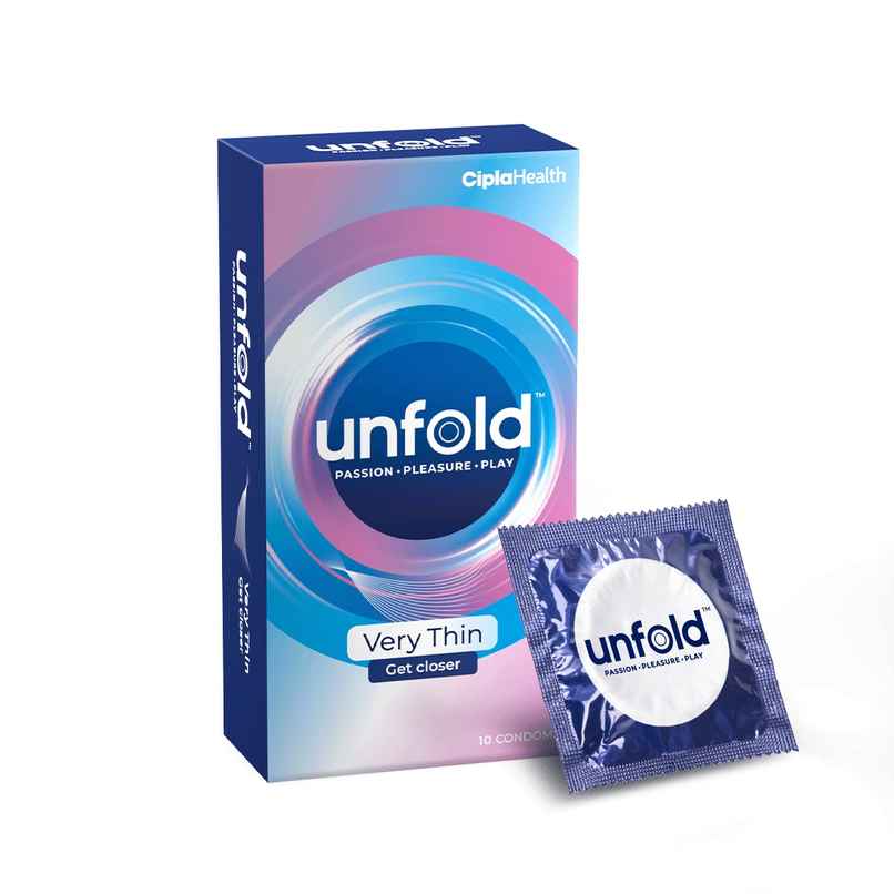 Unfold Cipla Health Unfold Very Thin Condoms Unfold Cipla Health Unfold Very Thin Condoms