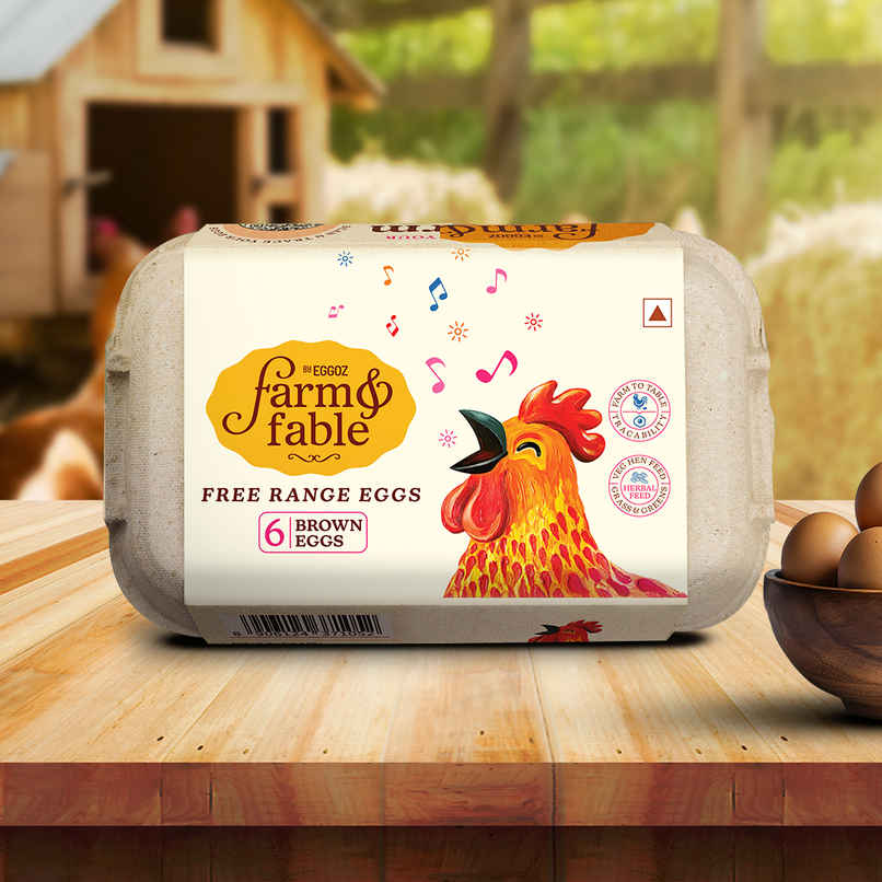 Eggoz Free Range Herbal Fed Brown Eggs Eggoz Free Range Herbal Fed Brown Eggs
