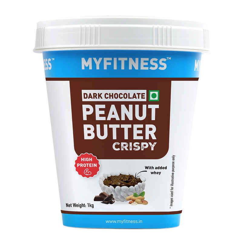 MyFitness High Protein Dark Chocolate Peanut Butter Crispy Spread