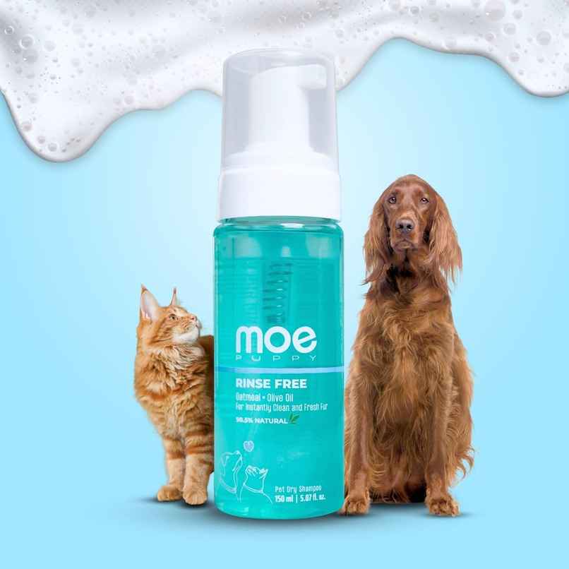 Moe Puppy Rinse Free Dry Shampoo
