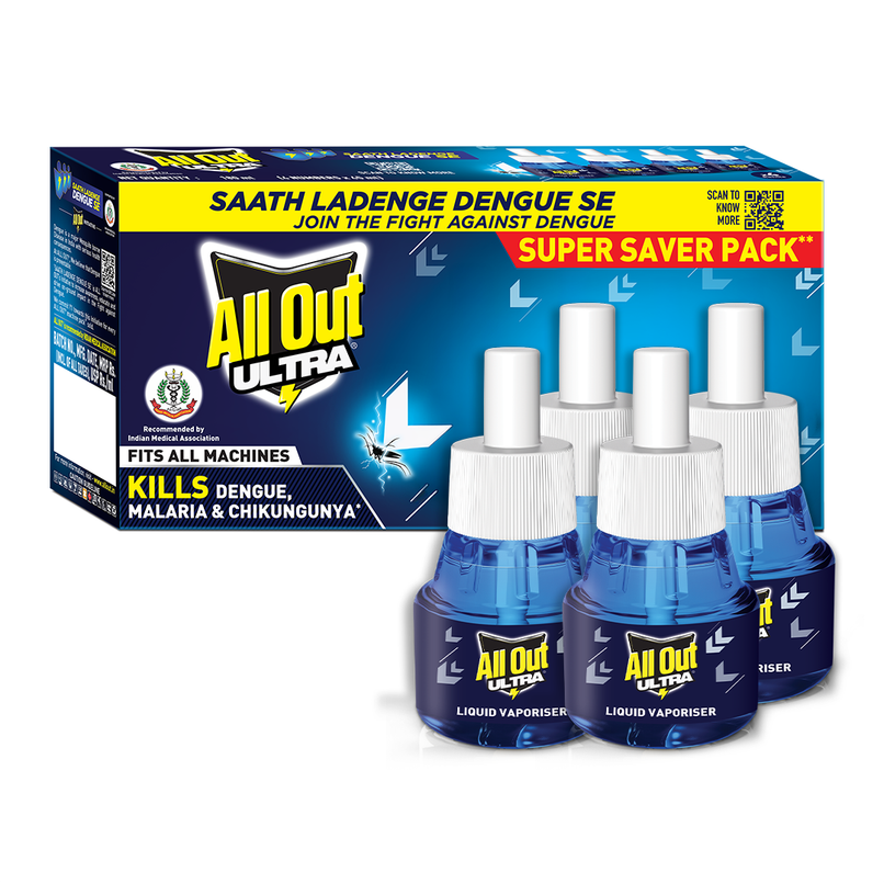 All Out Ultra | 4 Refills | Mosquito Repellent All Out Ultra | 4 Refills | Mosquito Repellent