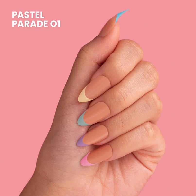 Typsy Beauty Press Play Instant Luxury Press-On Nails Kit - Pastel Parade 01